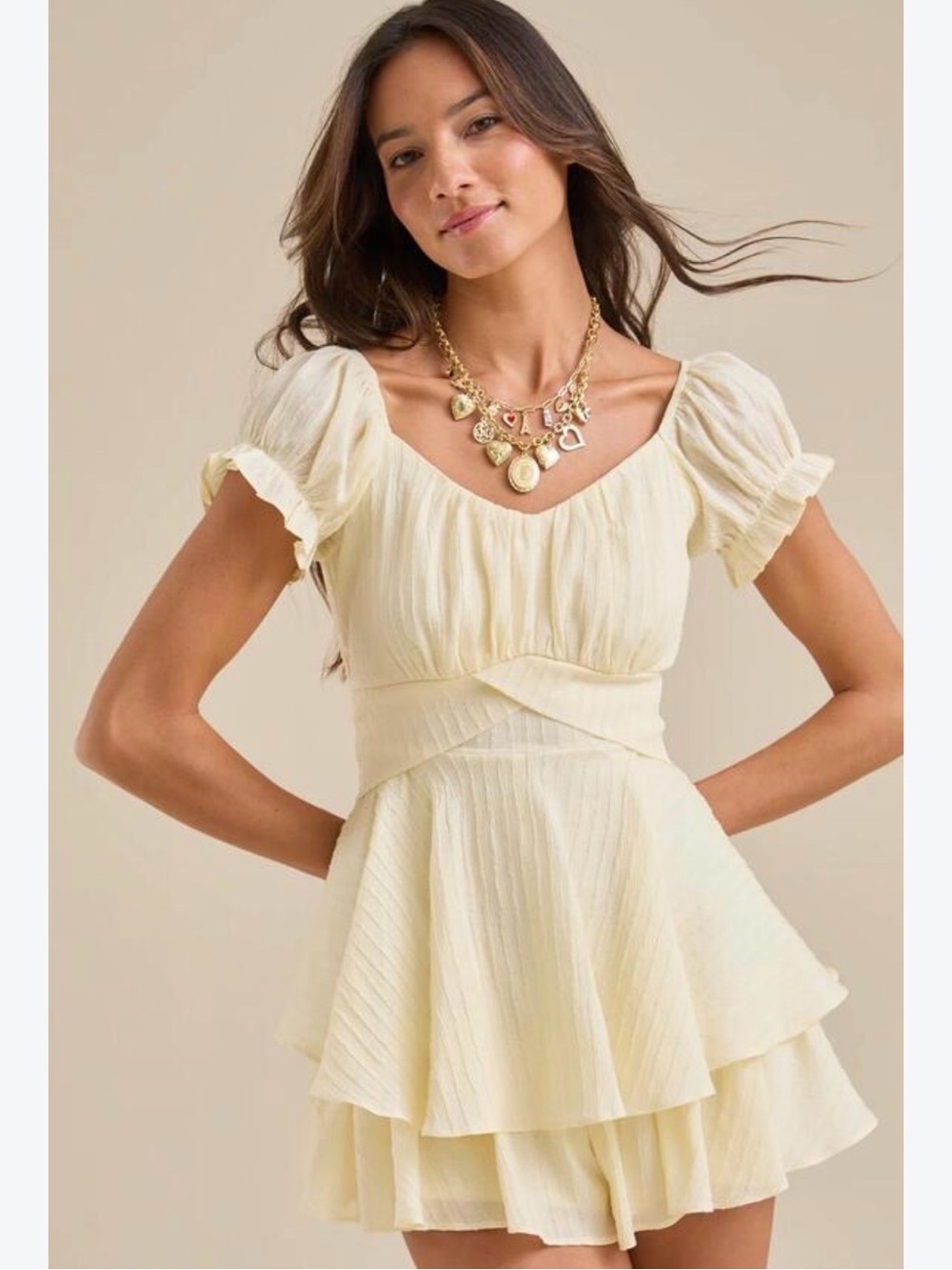 Altar’s State yellow romper